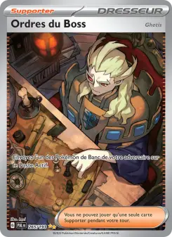 Carte Pokémon Ordres du Boss