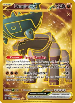 Photo carte Pokemon Dinglu-ex Évolutions à Paldea 275/193
