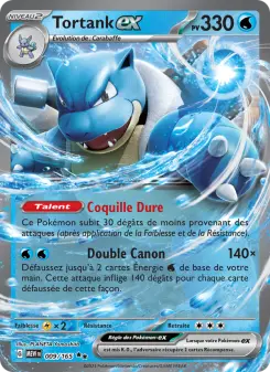 Carte Pokémon Tortank-ex