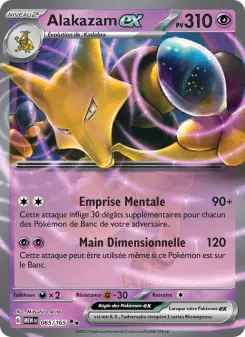 Carte Pokémon Alakazam-ex