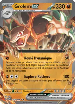 Carte Pokémon Grolem-ex