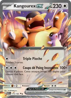 Carte Pokémon Kangourex-ex