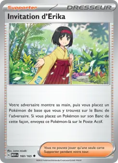 Carte Pokémon Invitation d'Erika