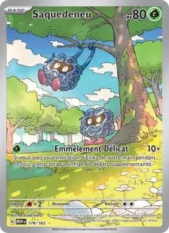 Carte Pokémon Saquedeneu