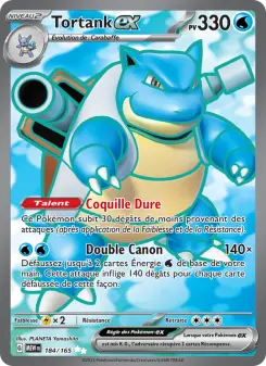 Carte Pokémon Tortank-ex