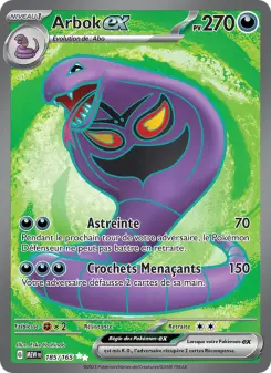 Carte Pokémon Arbok-ex