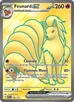 Carte Pokémon Feunard-ex