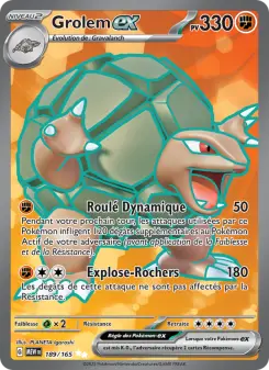 Carte Pokémon Grolem-ex