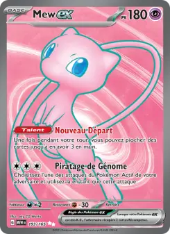 Carte Pokémon Mew-ex