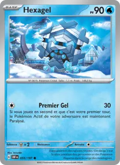 Photo carte Pokemon Hexagel Flammes Obsidiennes 55/197