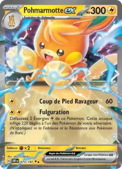 Carte Pokémon Pohmarmotte-ex
