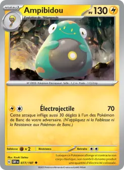 Carte Pokémon Ampibidou