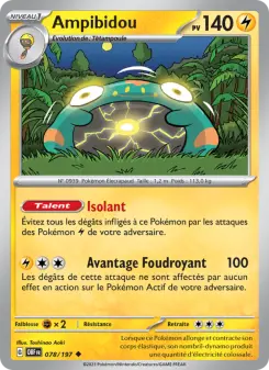 Carte Pokémon Ampibidou