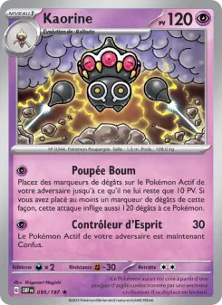 Photo carte Pokemon Kaorine Flammes Obsidiennes 95/197