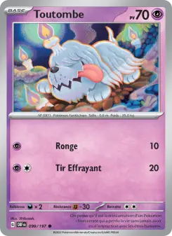 Carte Pokémon Toutombe