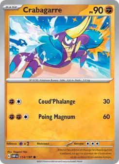 Carte Pokémon Crabagarre