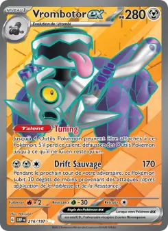 Photo carte Pokemon Vrombotor-ex Flammes Obsidiennes 216/197