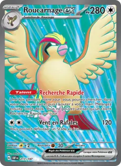 Carte Pokémon Roucarnage-ex
