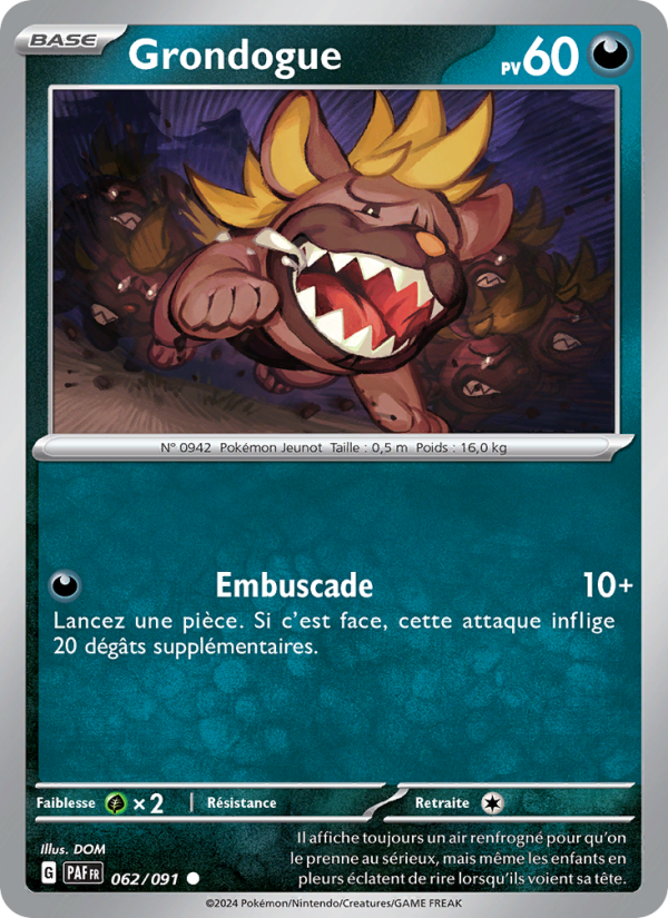 Grondogue from Destinées de Paldea