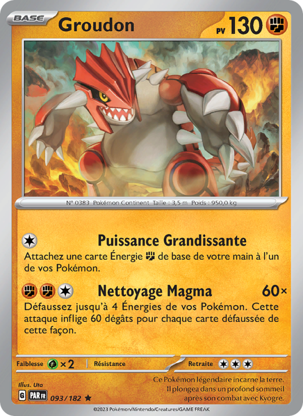 Groudon from Faille Paradoxe