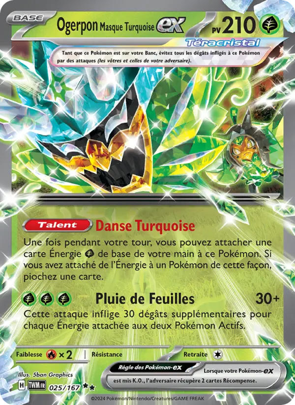 Ogerpon Masque Turquoise-ex