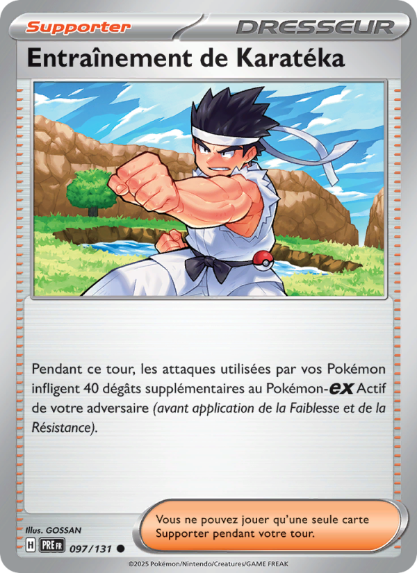 Entraînement de Karatéka
