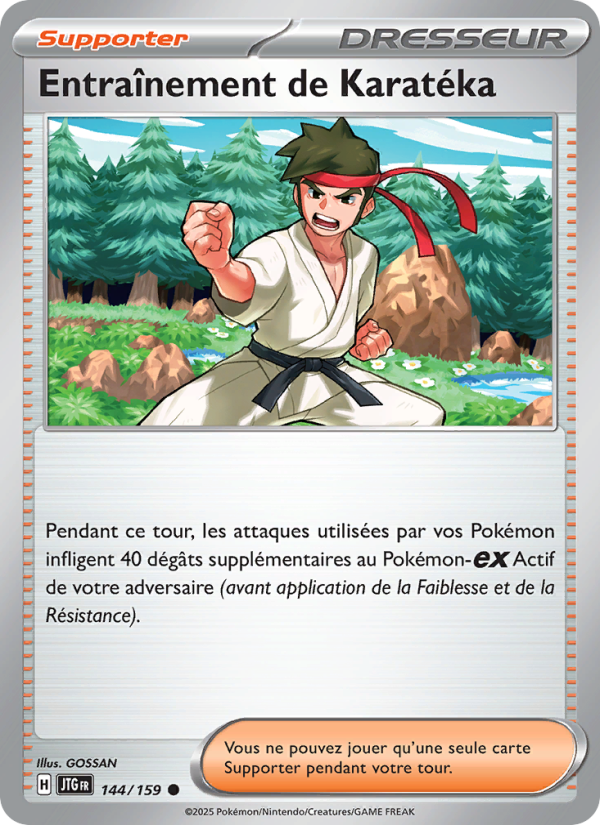 Entraînement de Karatéka