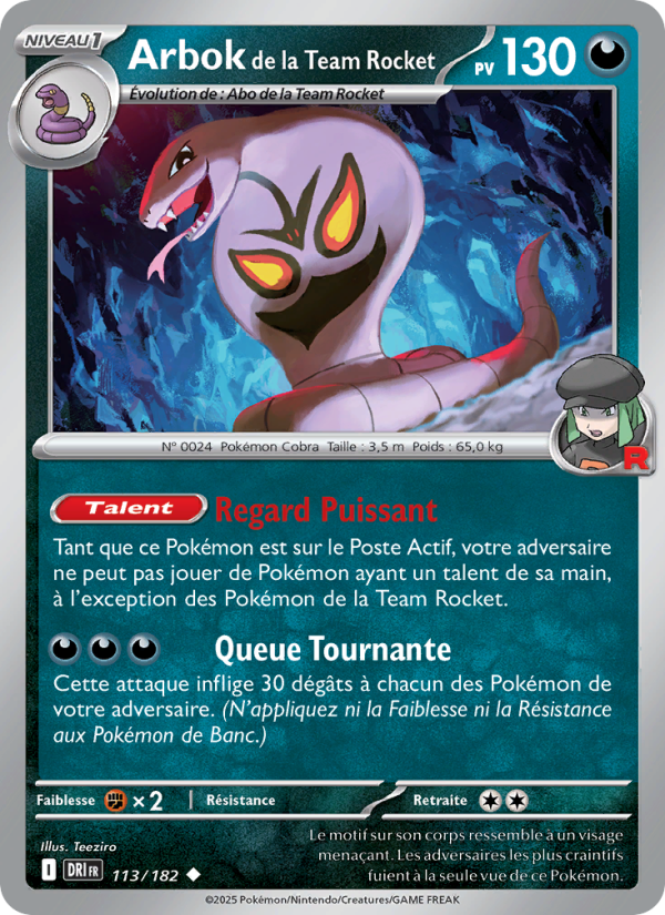Arbok de la Team Rocket