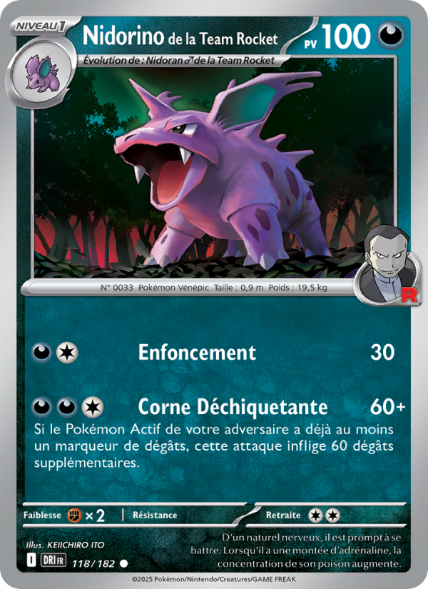 Nidorino de la Team Rocket
