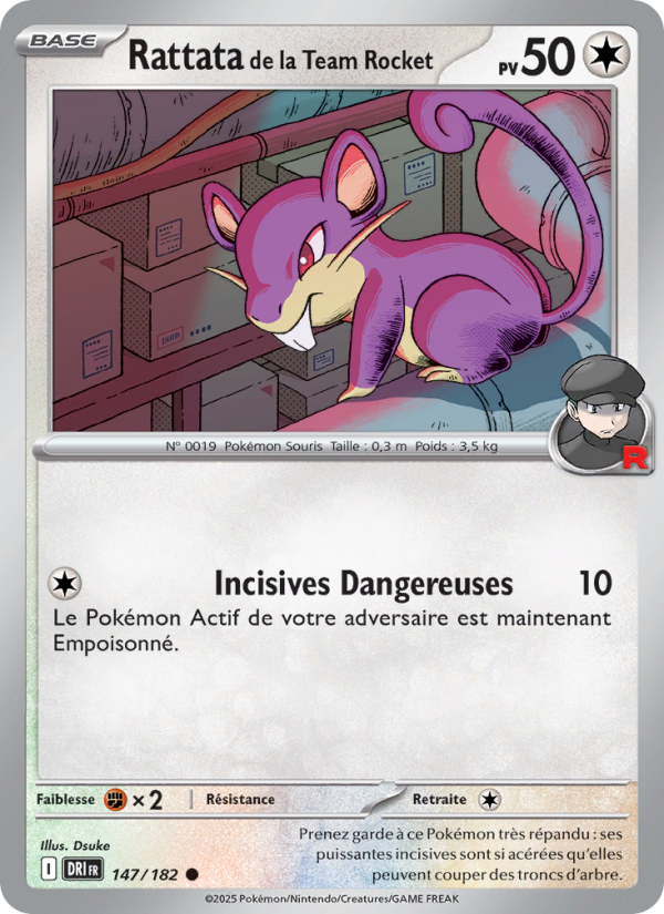 Rattata de la Team Rocket