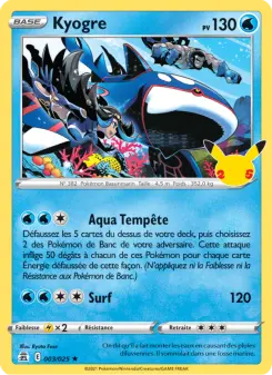 Carte Pokémon Kyogre
