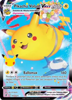Carte Pokémon Pikachu Volant VMAX