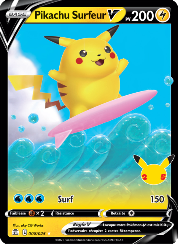 Pikachu Surfeur V