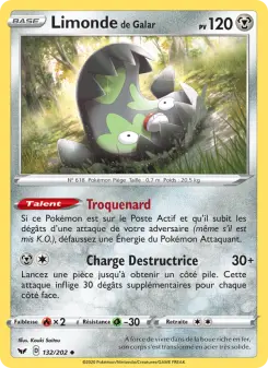 Carte Pokémon Limonde de Galar