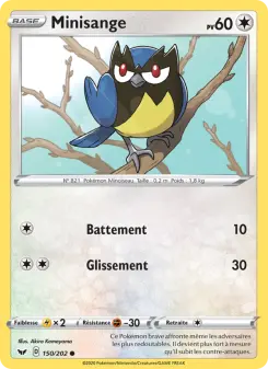 Carte Pokémon Minisange