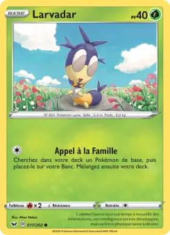Carte Pokémon Larvadar