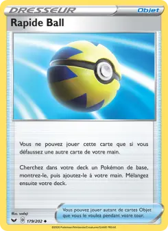 Carte Pokémon Rapide Ball