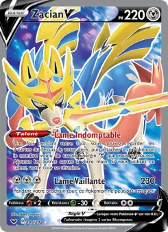 Carte Pokémon Zacian V