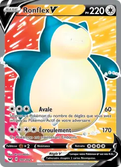 Carte Pokémon Ronflex V