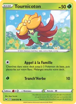 Carte Pokémon Tournicoton