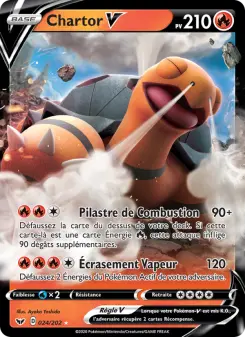 Carte Pokémon Chartor V