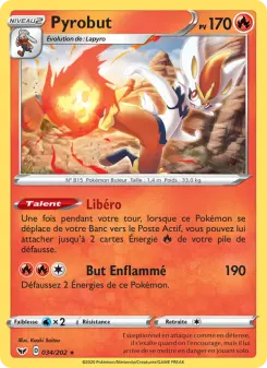 Carte Pokémon Pyrobut