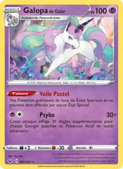 Carte Pokémon Galopa de Galar