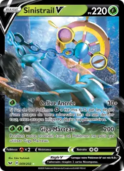 Carte Pokémon Sinistrail V