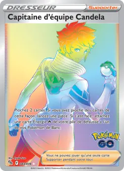 Carte Pokémon Capitaine d'équipe Candela