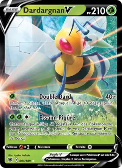 Carte Pokémon Dardargnan V