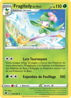 Photo carte Pokemon Fragilady de Hisui Astres Radieux 16/189