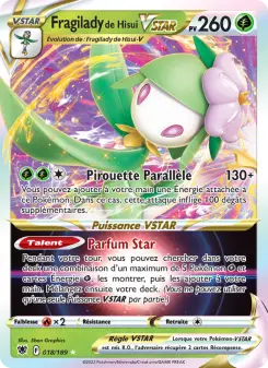 Carte Pokémon Fragilady de Hisui VSTAR