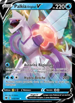 Carte Pokémon Palkia Originel V