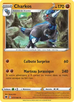 Carte Pokémon Charkos